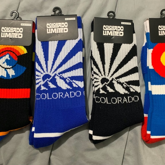 Colorado Socks 4 Brand New Pairs - Picture 1 of 6